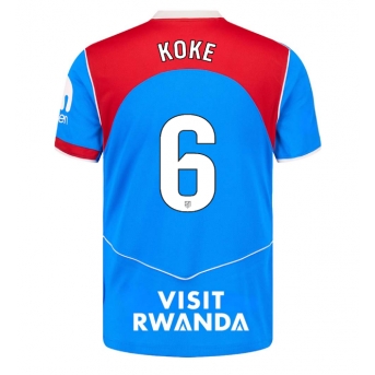 Billige Fotballdrakt Atletico Madrid Koke #6 Replika Tredjedrakt 2025-26 Kortermet